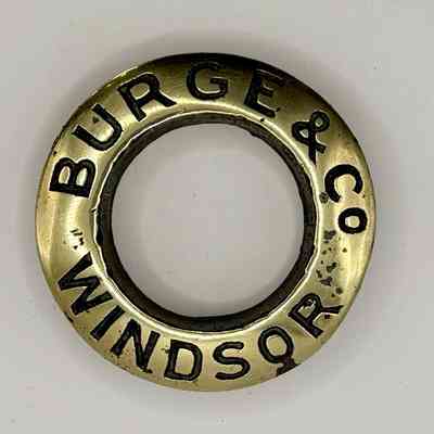 Brass Beer Barrel Collar-Burge & Co Windsor