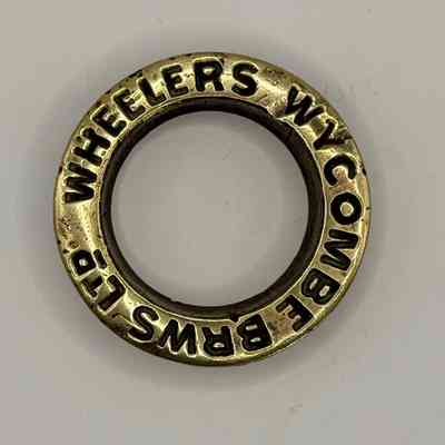 Brass Beer Barrel Collar - Wheelers Wycombe Brewery