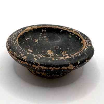 Greek Black glazed bowl