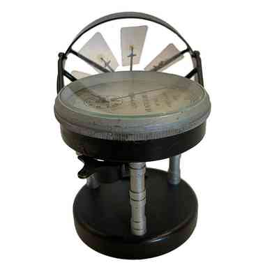 Air Flow meter standing upright and showing fan
