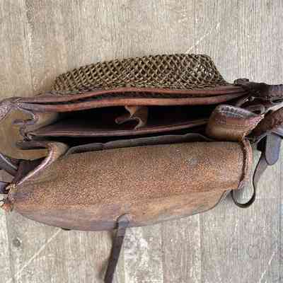 Game bag from the top to show pockets