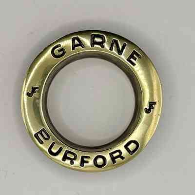 Brass Beer Barrel Collar-Garne Brewery Burford