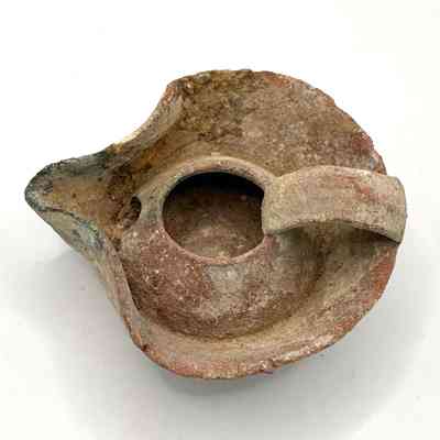Saucer style Oil Lamp - Roman