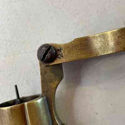 Detail of '24' on cartridge recapper handle