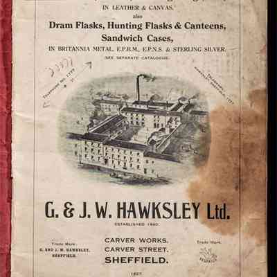 Cover of G & J W Hawksley catalogue, 1927
