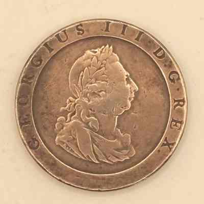 George III Cartwheel coin 1 oz 1d