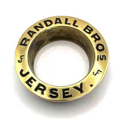 Randall Bros Jersey Brass collar