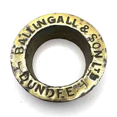 Ballingall & Son Ltd Dundee brass collar