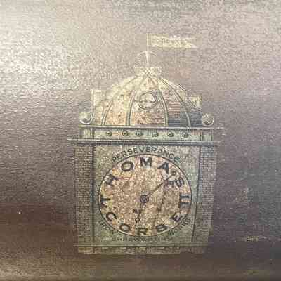 Label on the winnowing machine barrel