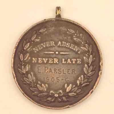 Medal Award for Never Absent or Late