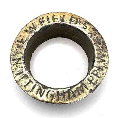 E. W. Fields Nottingham Brass collar