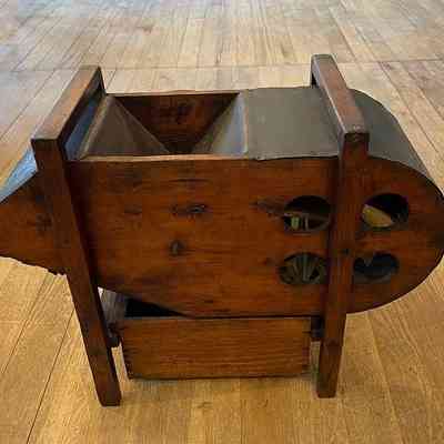 Back of Model winnowing machine