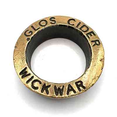 Glos Cider Wickwar Barrel brass collar