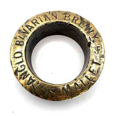 Anglo Bavarian Brewery Shepton Mallet Brass Collar