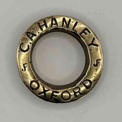 Brass Beer Barrel collar - C A Hanley Oxford