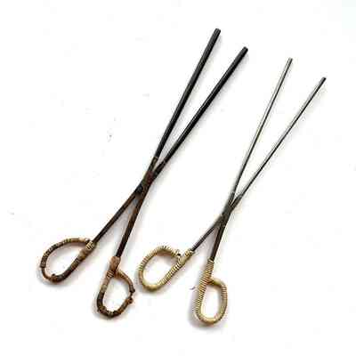 Hair curling tongs