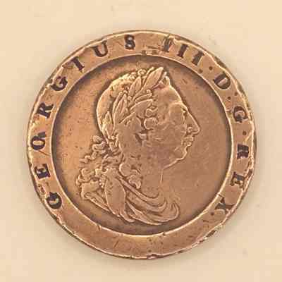 Cartwheel George III 2d 2oz coin