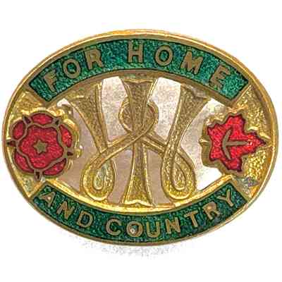 W.I. For Home and Country Enamel Pin Badge