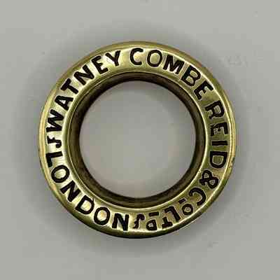 Brass Beer Barrel Collar - Watney Combe Reid & Co Ltd