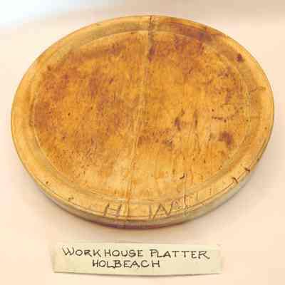 Platter from Holbeach Workhouse