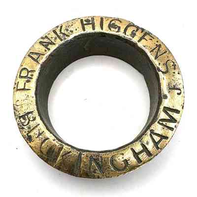 Frank Higgins Buckingham Brass collar