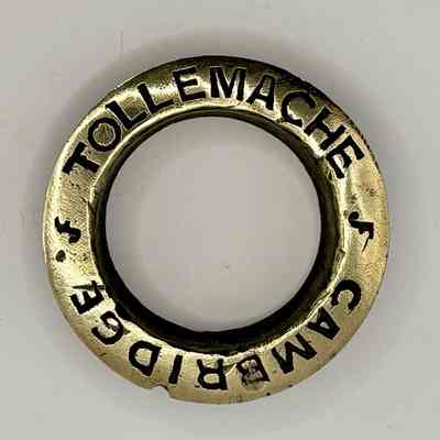 Barrel Bung Brass Collar Tollemache Brewery