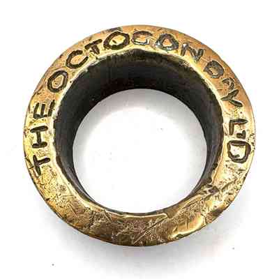 The Octogon Brewery Brass collar