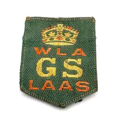 WW1 Womens Land Army Good Service ribbon award badge