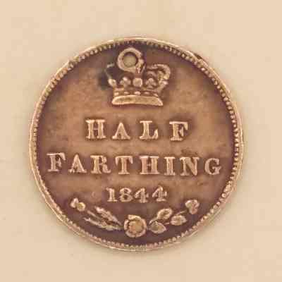 A Half Farthing 1844