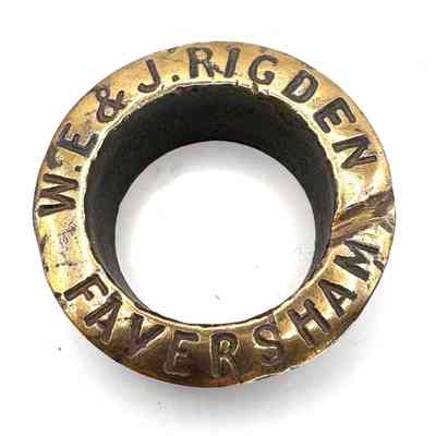 W.E. & J. Rigden Faversham Brass collar