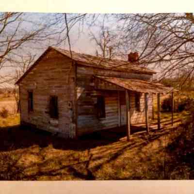 Tenant House prior to relocation to corner of Catawba and Westmoreland