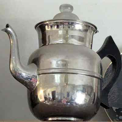 Chrome Coffee Pot