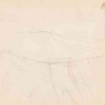 Recto: Untitled (Abstract Woodland Scape); Verso: Untitled (Study of Light Dune Landscape)