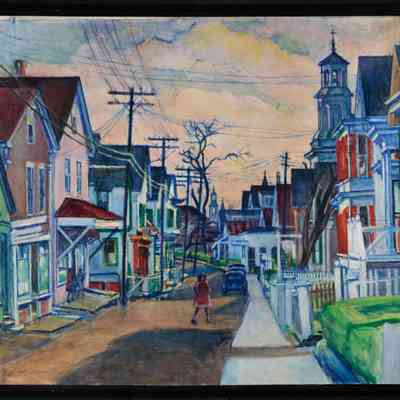 Idle Lone Tree After Hurricane