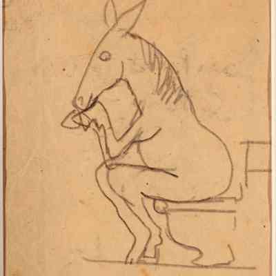 Sitting Horse