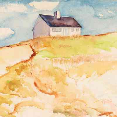 Untitled (Hopper House Exterior, Looking East)