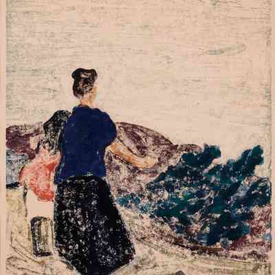 Untitled (Woman and Child in the Dunes)