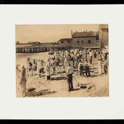Hawthorne Painting Class on Beach