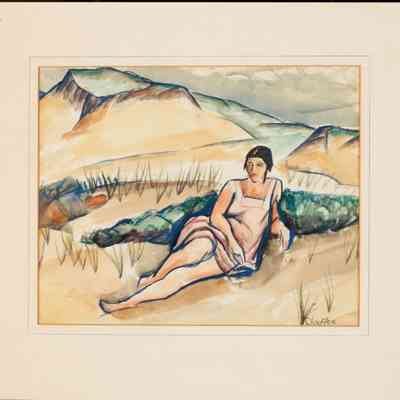 Provincetown Dunes, Portrait of Ada Gilmore