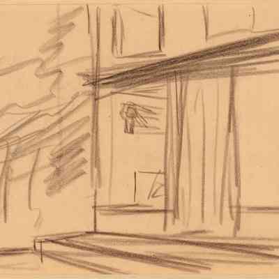 Study for 7AM (no. 2 of 3)