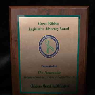 Wooden Plaque, National Federation of Families for Children's Mental Health