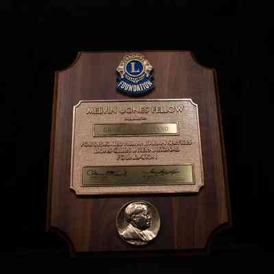 Wooden Plaque, Lions Club International Foundation