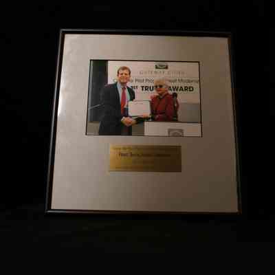 Framed Photo with Plaque, Gateway Cities Council of Governments