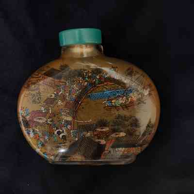 Decorated Jar with Cork Lid
