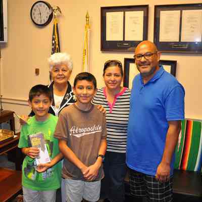 Grace Napolitano Poses with Constituents