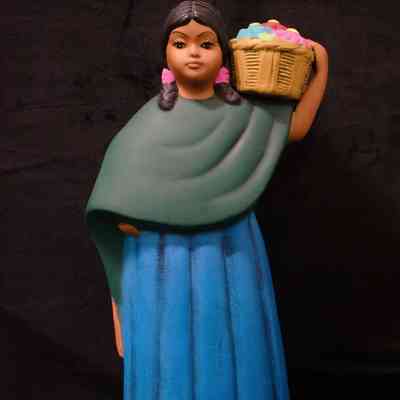 Ceramic Mexican Doll