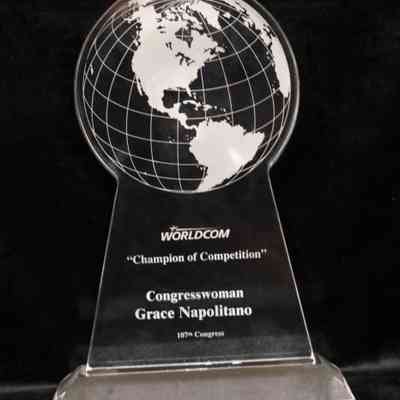 Plastic Award Statue, WorldCom