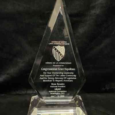 Plastic Award Statue, League of United Latin American Citizens