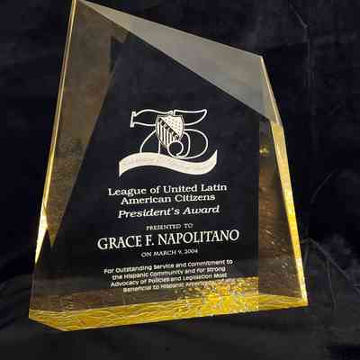 Plastic Award Statue, League of United Latin American Citizens