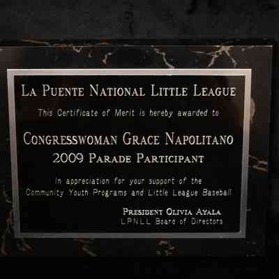 Wooden Plaque, La Puente National Little League